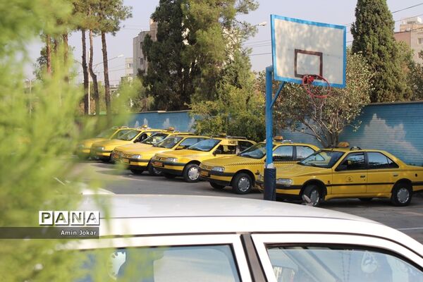 مانور سرویس مدارس شهر شیراز به مناسبت آغاز سال تحصیلی