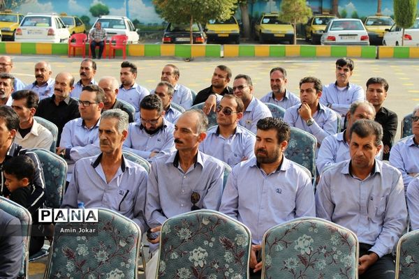 مانور سرویس مدارس شهر شیراز به مناسبت آغاز سال تحصیلی