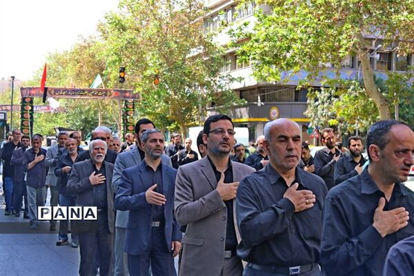 مراسم سوگواری محرم اداره کل آموزش و پرورش تهران