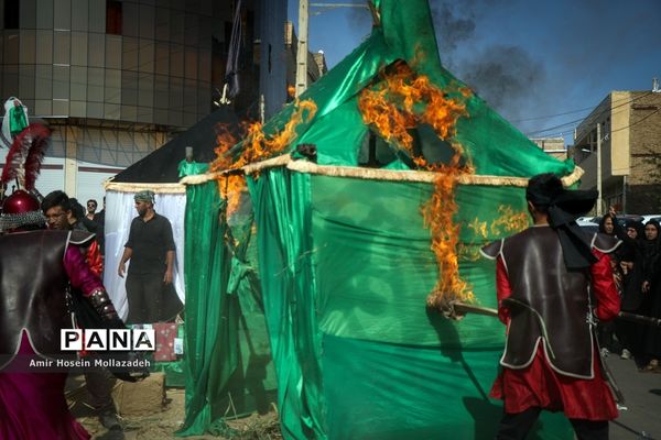 آیین « خیمه سوزان » عاشورای حسینی در ارومیه