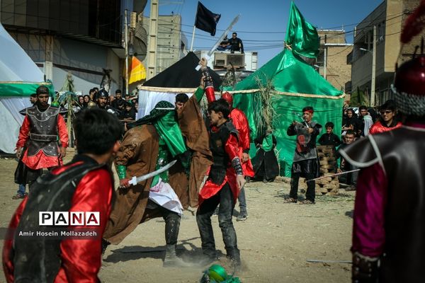 آیین « خیمه سوزان » عاشورای حسینی در ارومیه