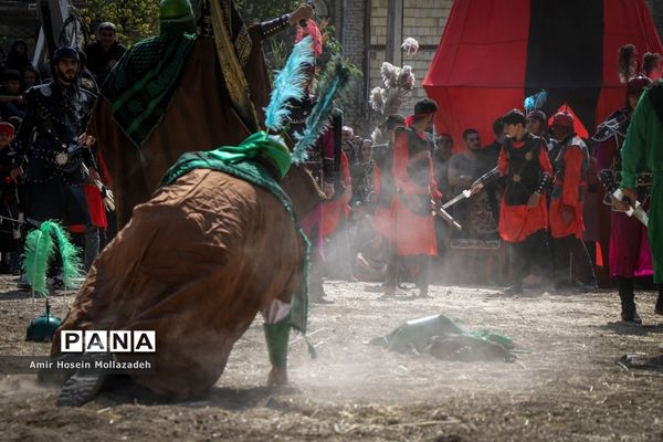 آیین « خیمه سوزان » عاشورای حسینی در ارومیه