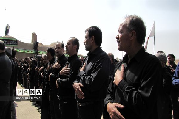 مراسم عزاداری و نوحه (چون شیر شکار) در شهرستان خوسف