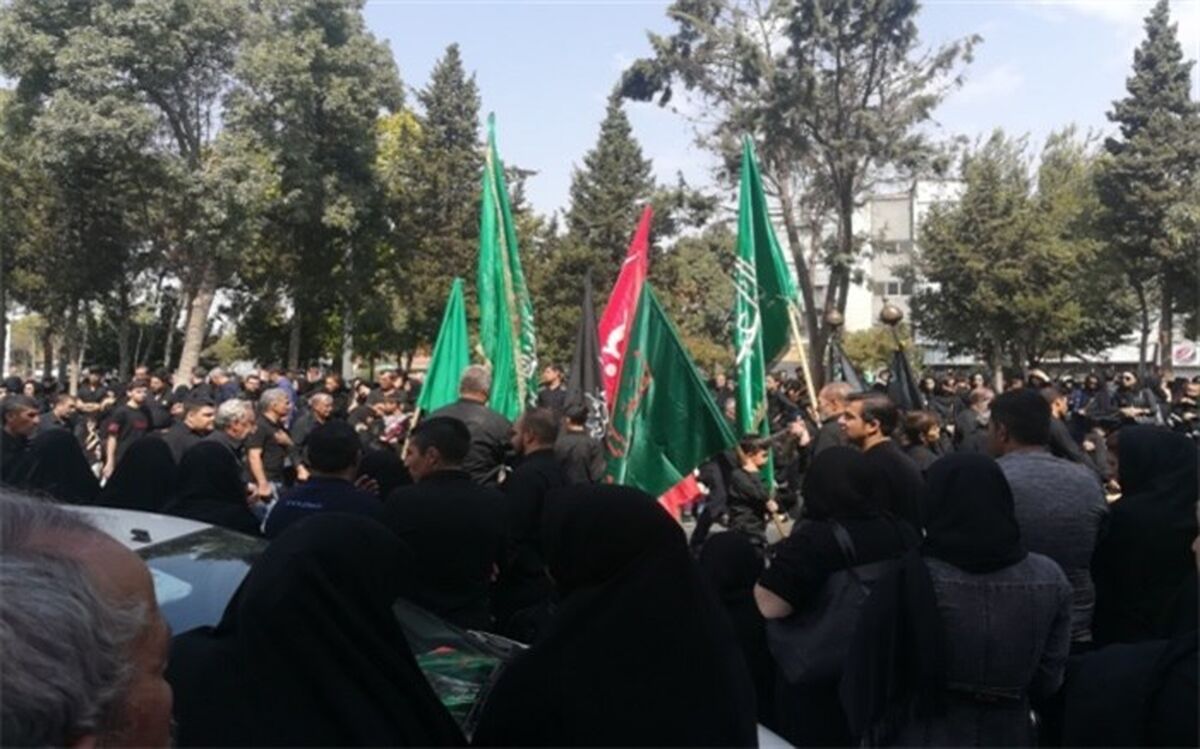 قبله تهران در ماتم ابا عبدالله حسین(ع)