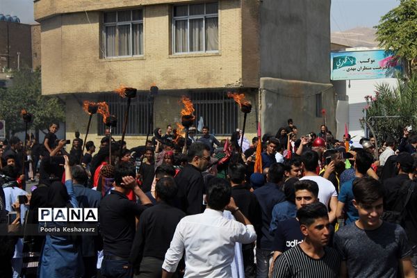 آیین خیمه سوزی در شیراز