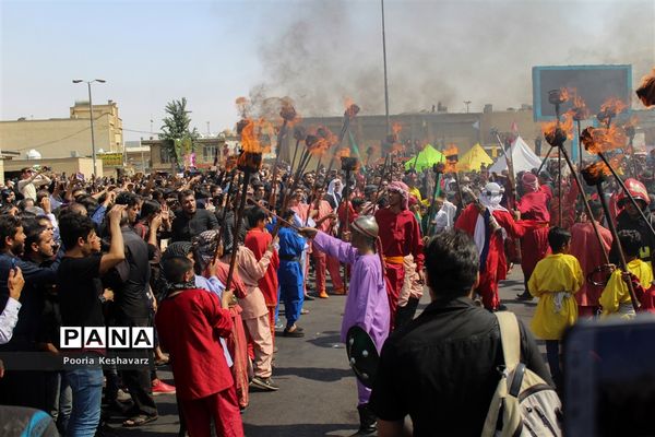 آیین خیمه سوزی در شیراز