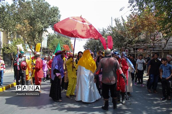 آیین خیمه سوزی در شیراز