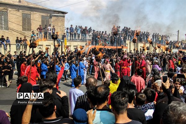 آیین خیمه سوزی در شیراز