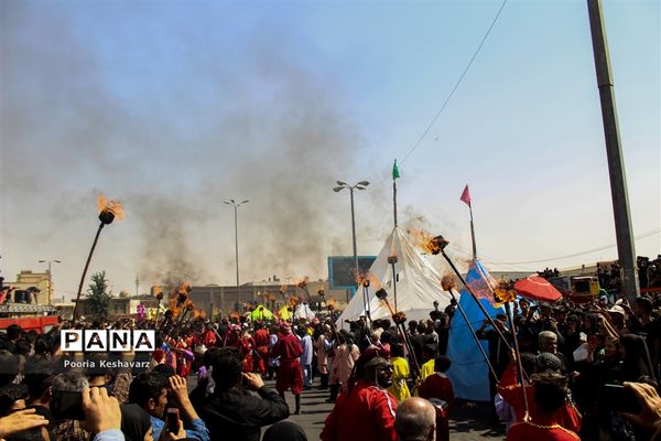 آیین خیمه سوزی در شیراز