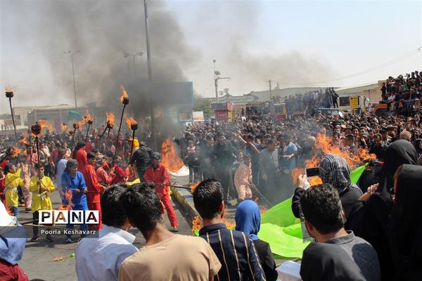 آیین خیمه سوزی در شیراز