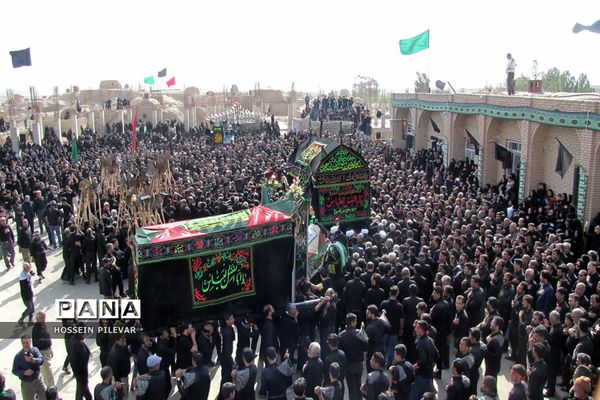 مراسم نخل گردانی در شهرستان خوسف