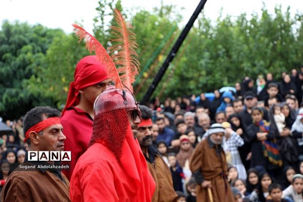 مراسم خیمه‌سوزان در روستای لیمون
