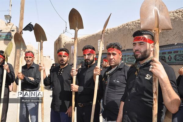 مراسم بیل زنی درشهرستان خوسف