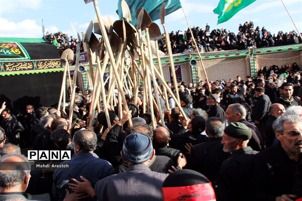 مراسم بیل زنی درشهرستان خوسف