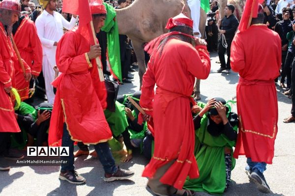 برگزار نمازظهرعاشورا و عزاداری در قتلگاه