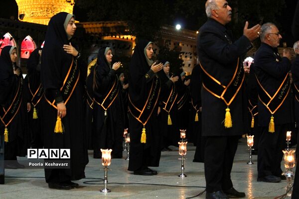 شام غریبان در حرم مطهر شاهچراغ(ع)