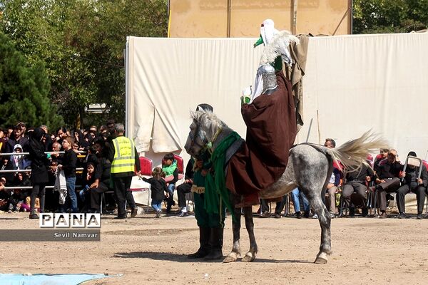 مراسم شبیه خوانی  در محله شنب قازان تبریز