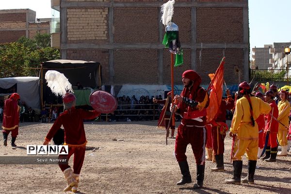 مراسم شبیه خوانی  در محله شنب قازان تبریز