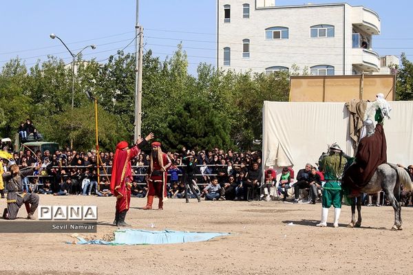 مراسم شبیه خوانی  در محله شنب قازان تبریز