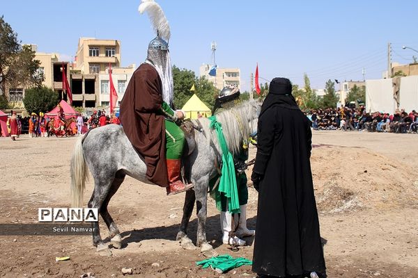 مراسم شبیه خوانی  در محله شنب قازان تبریز