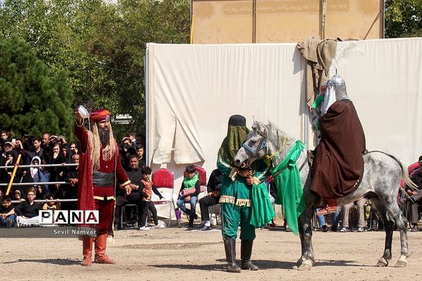 مراسم شبیه خوانی  در محله شنب قازان تبریز