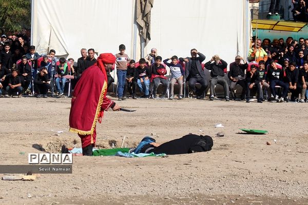 مراسم شبیه خوانی  در محله شنب قازان تبریز