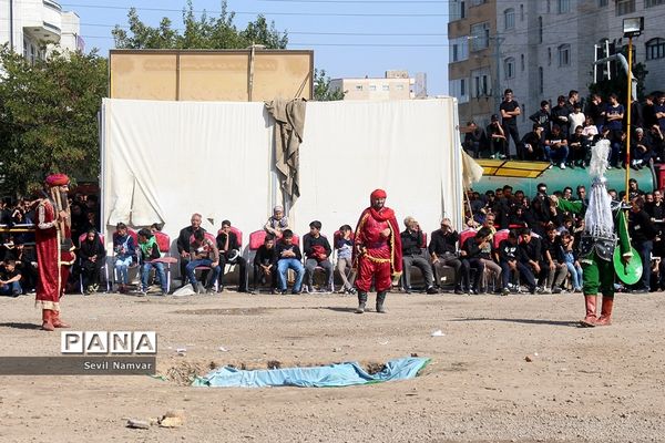 مراسم شبیه خوانی  در محله شنب قازان تبریز