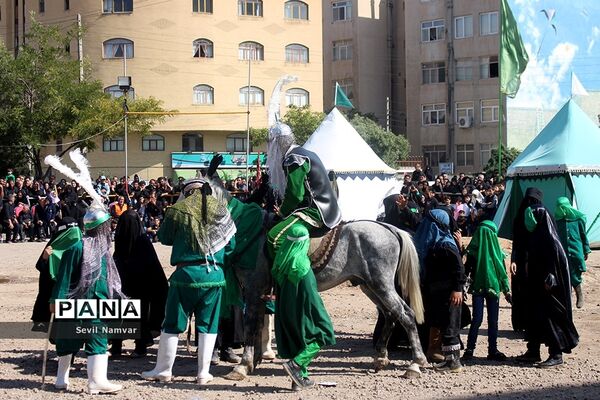 مراسم شبیه خوانی  در محله شنب قازان تبریز