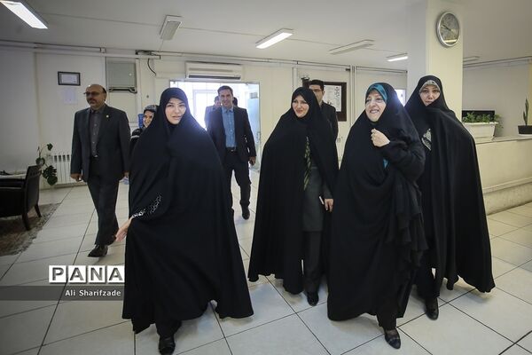 حضور معصومه ابتکار، معاون امور زنان و خانواده ریاست جمهوری در خبرگزاری پانا