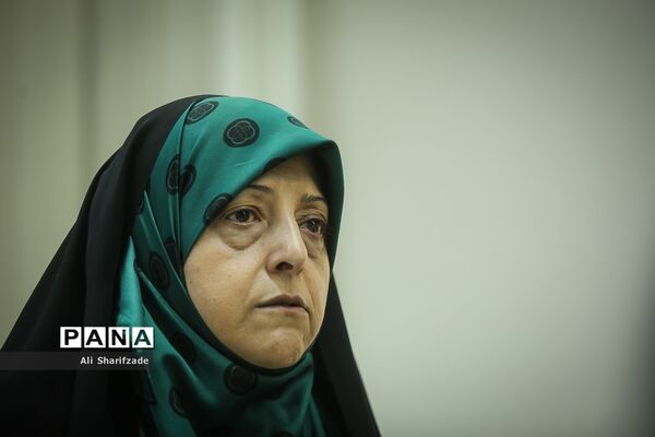 حضور معصومه ابتکار، معاون امور زنان و خانواده ریاست جمهوری در خبرگزاری پانا