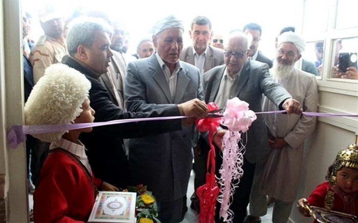 مدرسه 3 کلاسه خیر ساز در روستای خیر خواجه علیا گنبد  افتتاح شد