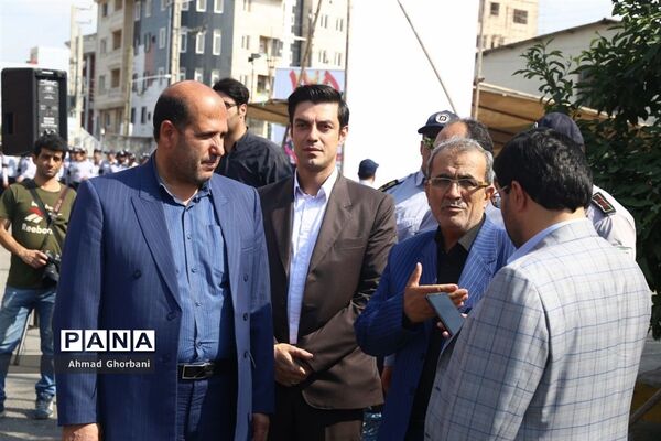 تجلیل از آتش‌نشانان ساری