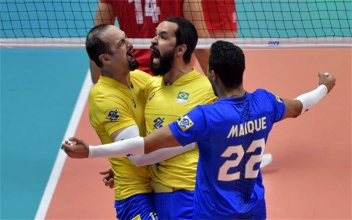 والیبال قهرمانی جهان؛ برزیل بدون دردسر فینالیست شد