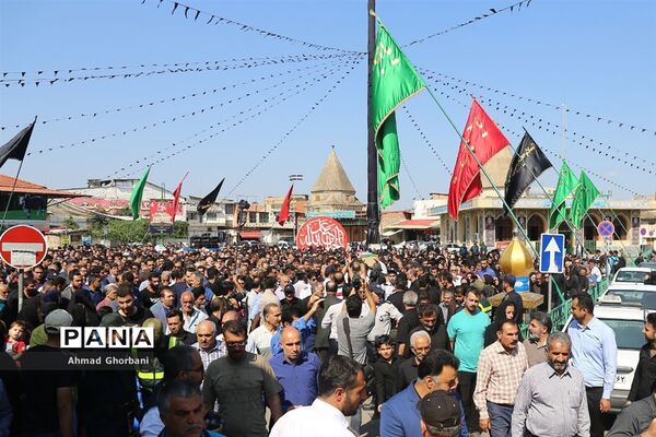 آیین تشییع پیکر آتش‌نشان شهید اسماعیل ابراهیمی