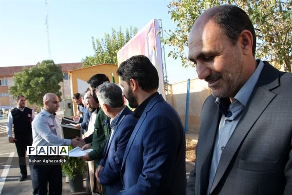 مراسم تجلیل از آتش نشانان فشافویه