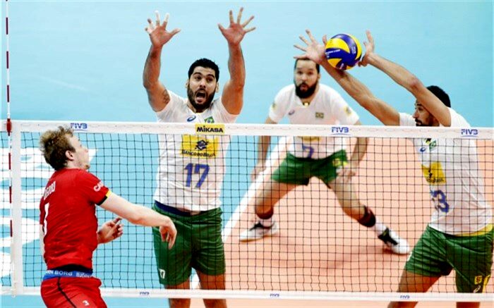 والیبال قهرمانی جهان؛ برزیل با صدرنشینی به دور نهایی رسید