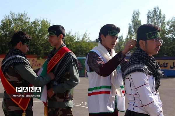 آیین آغاز سال تحصیلی جدید و  هفته دفاع مقدس در تبریز