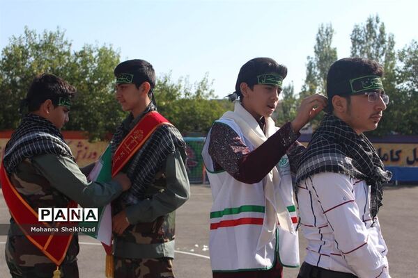 آیین آغاز سال تحصیلی جدید و  هفته دفاع مقدس در تبریز