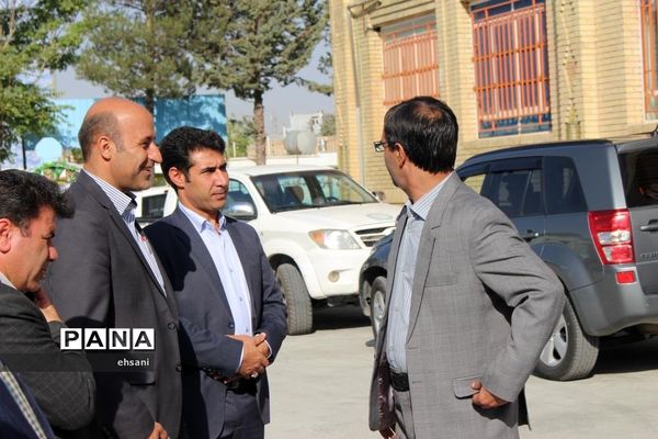 نواختن زنگ مهر و ایثار و مقاومت در مدارس کهگیلویه و بویراحمد ـ دبیرستان دخترانه شاهد یاسوج