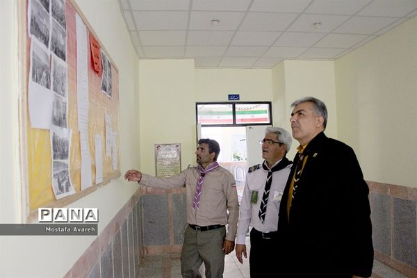 بازدید رئیس سازمان دانش‌آموزی استان خراسان جنوبی از مدرسه امام حسن مجتبی (ع) شهرستان قاین