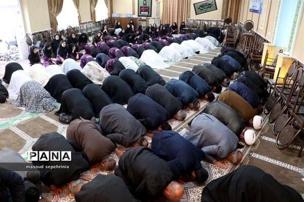 مراسم زنگ نماز در دبیرستان عفتیه تبریز