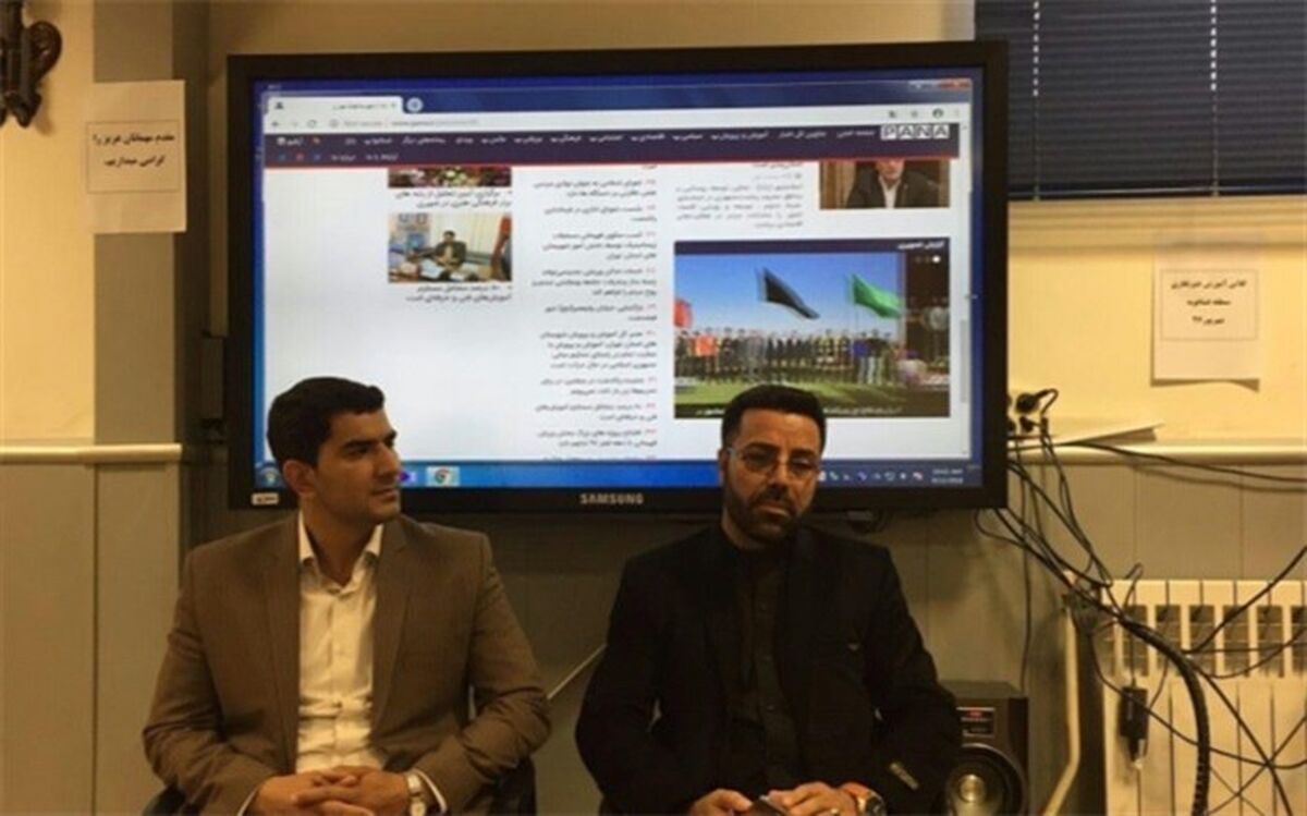 دیدارخبرنگاران دانش آموزی پانا فشافویه با مسئولین آموزش و پرورش