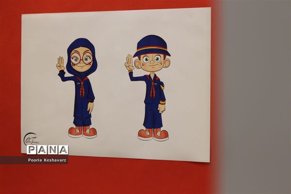 نمایشگاهی از نقاشی های دیجیتال دو دانش آموز شیرازی