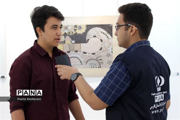 نمایشگاهی از نقاشی های دیجیتال دو دانش آموز شیرازی