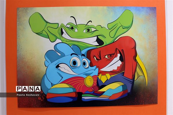 نمایشگاهی از نقاشی های دیجیتال دو دانش آموز شیرازی