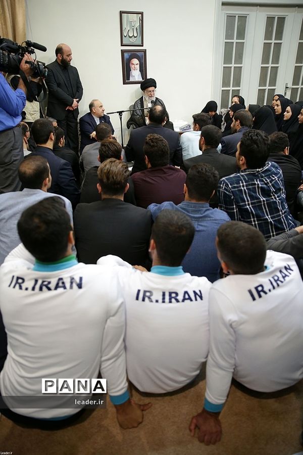 دیدارمدال‌آوران بازی‌های آسیایی اندونزی با رهبرمعظم انقلاب