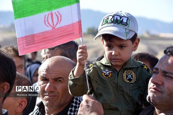 تشییع و خاکسپاری پیکر ۳ شهید حادثه تروریستی  اهوازدر باغملک