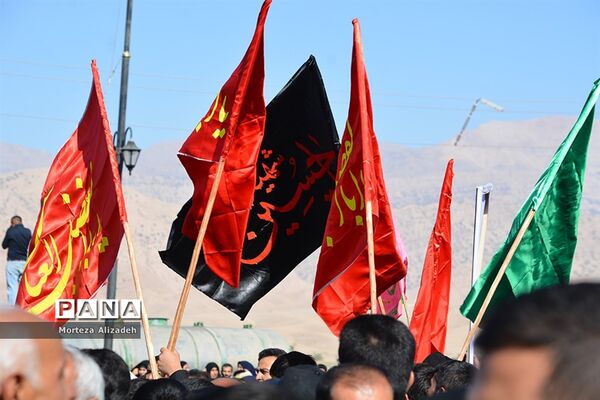 تشییع و خاکسپاری پیکر ۳ شهید حادثه تروریستی  اهوازدر باغملک