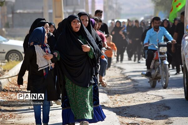 تشییع و خاکسپاری پیکر ۳ شهید حادثه تروریستی  اهوازدر باغملک