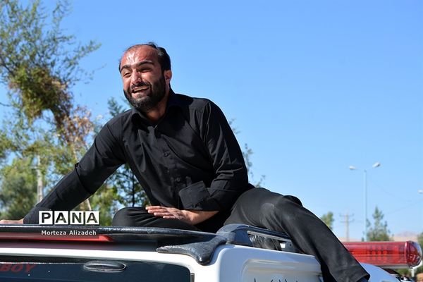 تشییع و خاکسپاری پیکر ۳ شهید حادثه تروریستی  اهوازدر باغملک